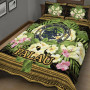 Palau Quilt Bed Set - Polynesian Gold Patterns Collection 2