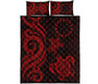 Cook Islands Quilt Bed Set - Red Tentacle Turtle 5