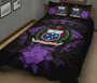 Samoa Polynesian Quilt Bed Set Hibiscus Purple 2