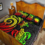 Northern Mariana Islands Quilt Bed Set - Reggae Tentacle Turtle 3
