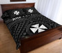 Wallis and Futuna Quilt Bed Sets - Wallis and Futuna Seal With Polynesian Tattoo Style 3