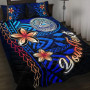 American Samoa Custom Personalised Quilt Bed Set - Vintage Tribal Moutain 1