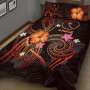 Chuuk Polynesian Quilt Bed Set - Legend of Chuuk (Red) 3