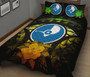 Yap Polynesian Quilt Bed Set Hibiscus Reggae 2