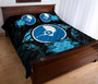 Yap Polynesian Quilt Bed Set Hibiscus Blue 3