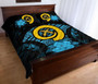 Vanuatu Polynesian Quilt Bed Set Hibiscus Blue 3