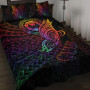 Northern Mariana Islands Quilt Bed Set - Butterfly Polynesian Style 1