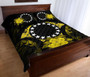 Cook Islands Polynesian Quilt Bed Set Hibiscus Yellow 3