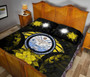 Marshall Islands Polynesian Quilt Bed Set Hibiscus Yellow 4