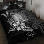 Tokelau Quilt Bed Set - Fish With Plumeria Flowers Style 2
