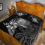 Tokelau Quilt Bed Set - Fish With Plumeria Flowers Style 4