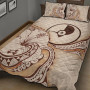 Yap Quilt Bed Set - Hibiscus Flowers Vintage Style 2