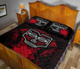 Marquesas Islands Polynesian Quilt Bed Set Hibiscus Red 4