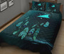 Tokelau Polynesian Quilt Bed Set Dreamcatcher Blue 2