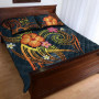 Fiji Polynesian Quilt Bed Set - Legend of Fiji (Blue) 2