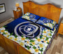 Northern Mariana Islands Quilt Bed Set - Polynesian Plumeria Pattern 4