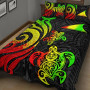 Tokelau Quilt Bed Set - Reggae Tentacle Turtle 3