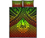 Polynesian Tahiti Quilt Bed Set - Reggae Vintage Polynesian Patterns 5