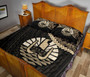 Tahiti Polynesian Quilt Bed Set Golden Coconut 5