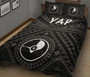 Yap Quilt Bed Set - Yap Seal With Polynesian Tattoo Style 2