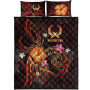 Pohnpei Polynesian Quilt Bed Set - Legend of Pohnpei (Red) 5