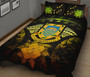 Tuvalu Polynesian Quilt Bed Set Hibiscus Reggae 2