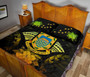 Tuvalu Polynesian Quilt Bed Set Hibiscus Reggae 4