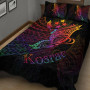 Kosrae State Quilt Bed Set - Butterfly Polynesian Style 2