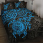Yap Polynesian Quilt Bed Set - Blue Turtle 1