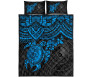 Yap Polynesian Quilt Bed Set - Blue Turtle 5