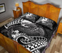 Polynesian Wallis and Futuna Quilt Bed Set - White Shark Polynesian Tattoo 4