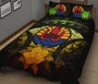 Tahiti Polynesian Quilt Bed Set Hibiscus Reggae 2
