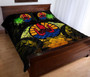 Tahiti Polynesian Quilt Bed Set Hibiscus Reggae 3