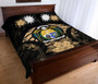 Nauru Polynesian Quilt Bed Set Hibiscus Gold 3