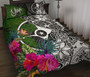 Yap Quilt Bed Set - Turtle Plumeria Banana Leaf 1