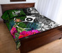 Yap Quilt Bed Set - Turtle Plumeria Banana Leaf 3