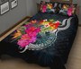Tonga Polynesian Quilt Bed Set - Tropical Flower 1