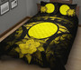 Palau Polynesian Quilt Bed Set Hibiscus Yellow 2
