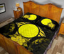 Palau Polynesian Quilt Bed Set Hibiscus Yellow 4