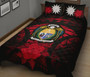 Nauru Polynesian Quilt Bed Set Hibiscus Red 2