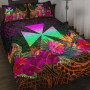 Wallis and Futuna Quilt Bed Set - Summer Hibiscus 1