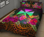 Wallis and Futuna Quilt Bed Set - Summer Hibiscus 2