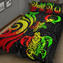 Pohnpei Quilt Bed Set - Reggae Tentacle Turtle 2