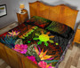 The Philippines Polynesian Personalised Quilt Bed Set - Hibiscus and Banana Leaves 4