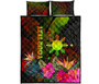 The Philippines Polynesian Personalised Quilt Bed Set - Hibiscus and Banana Leaves 5