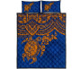 Marshall Islands Polynesian Quilt Bed Set - Marshall Islands Flag & Blue Turtle Hibiscus 4