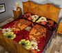 Tokelau Custom Personalised Quilt Bed Sets - Tribal Tuna Fish 3