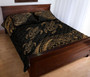 Hawaii Polynesian Quilt Bed Set - Gold Sea Turtle 3