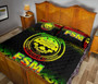 Federated States of Micronesia Quilt Bed Set - Federated States of Micronesia Seal Fog Style Reggae Version 5