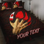 Tonga Personalised Quilt Bed Set - Tonga In Me (Red) 1